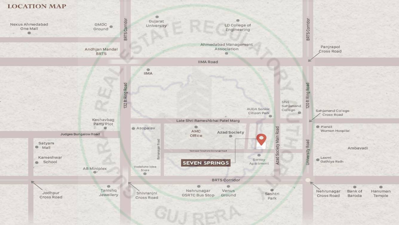  seven springs Location Plan