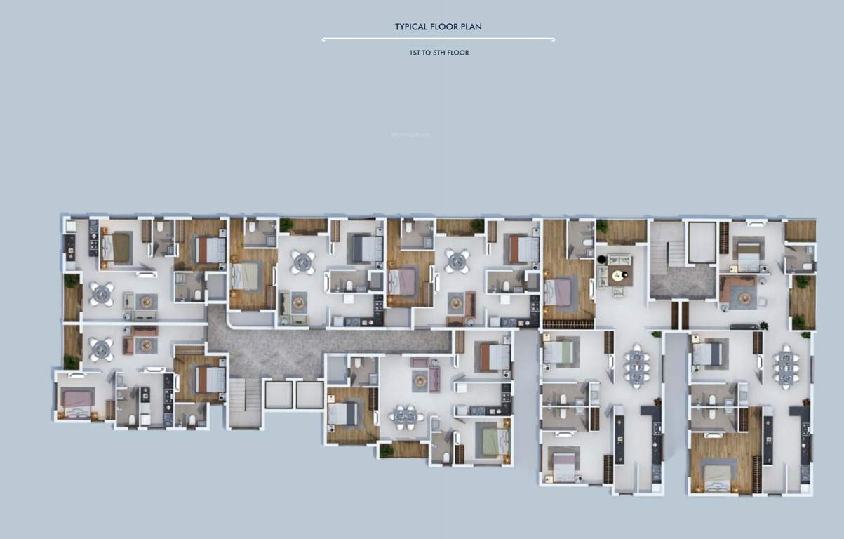  sea breeze Sea Breeze Cluster Plan from 1st to 5th Floor