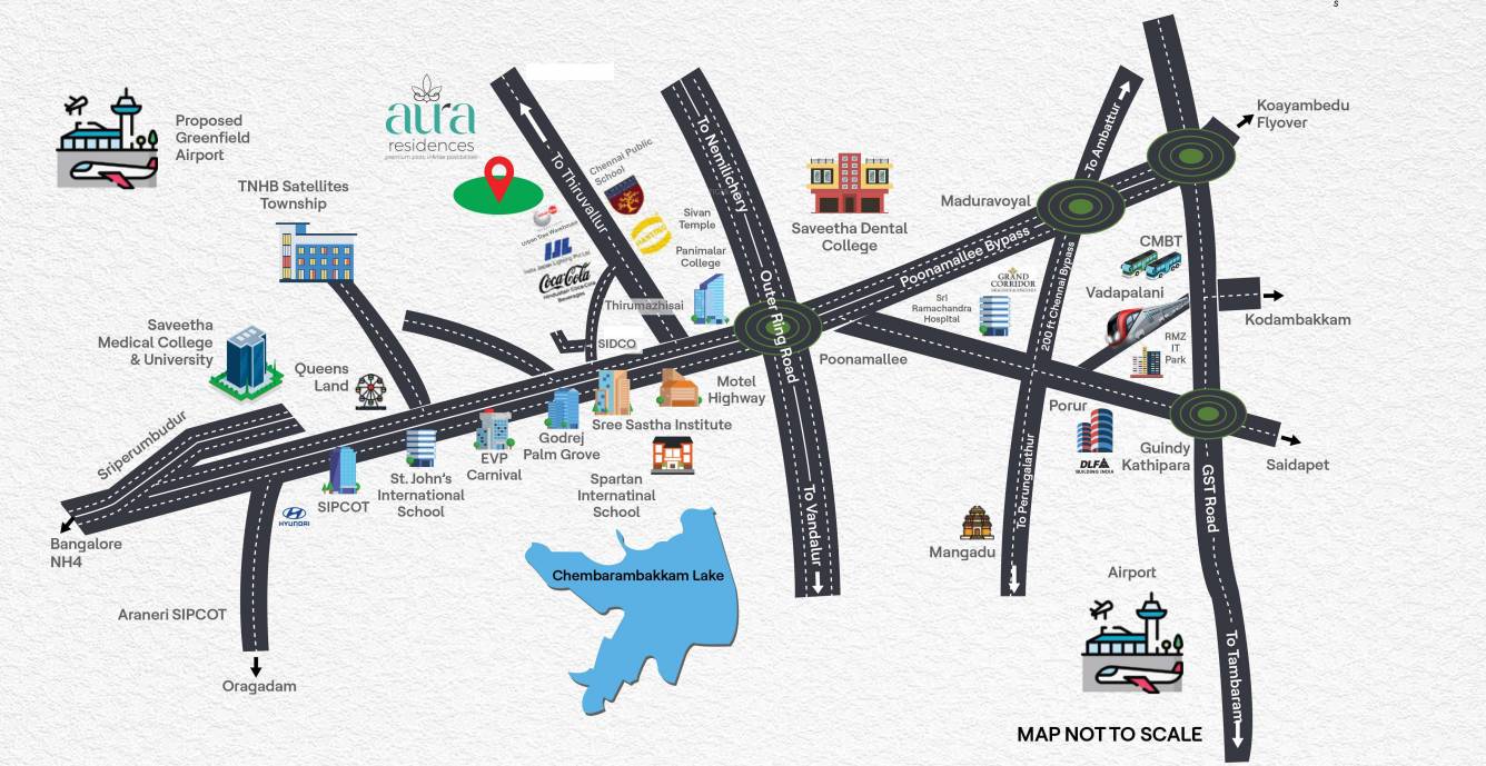 aura residences Location Plan