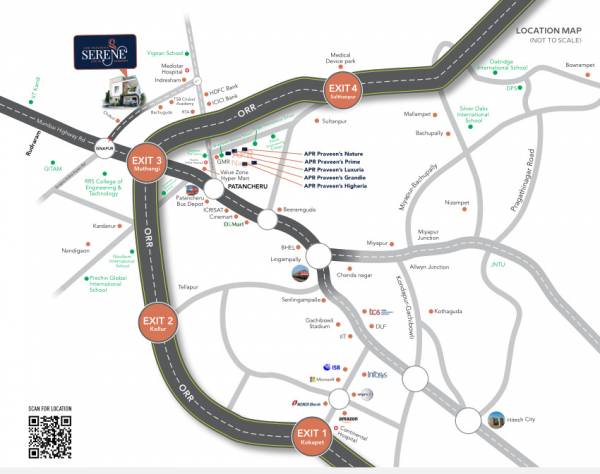  praveens-serene Location Plan