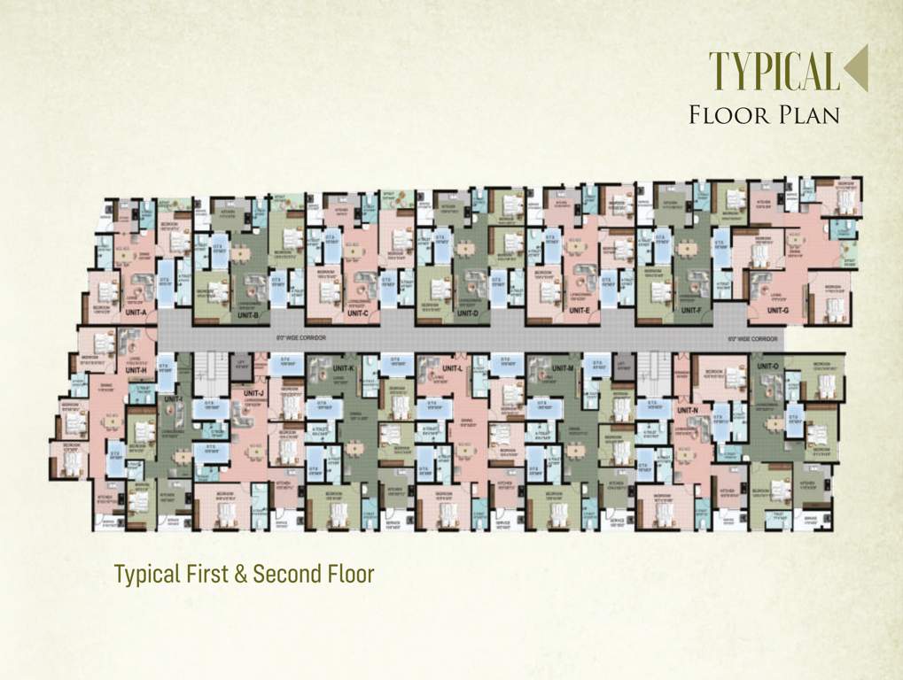  green enclave Green Enclave Cluster Plan from 1st to 2nd Floor