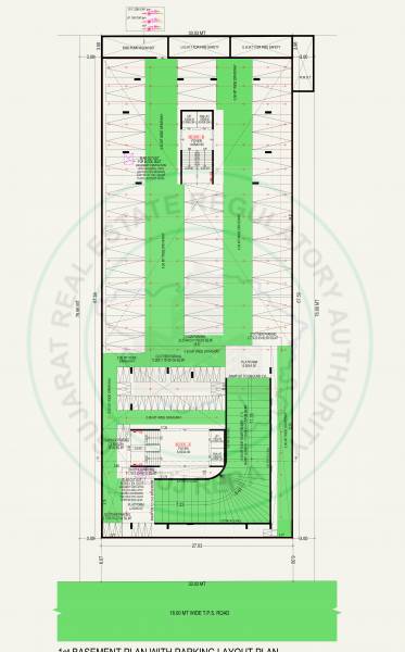 link-in-heights Block A Cluster Plan for 1st Basement Floor
