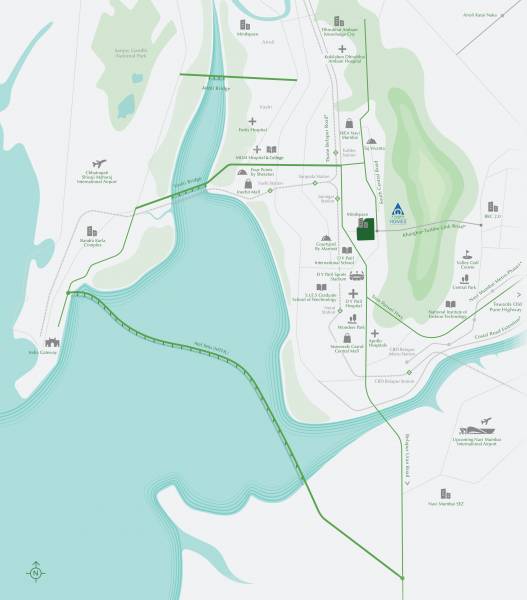  t2-raheja-jade-city Location Plan
