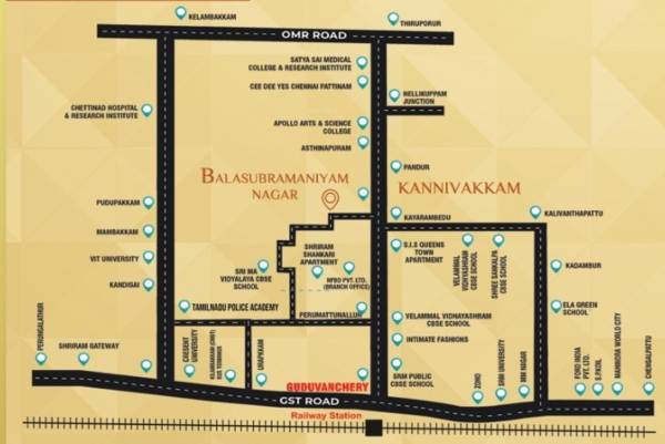  balasubramaniyam-nagar Location Plan