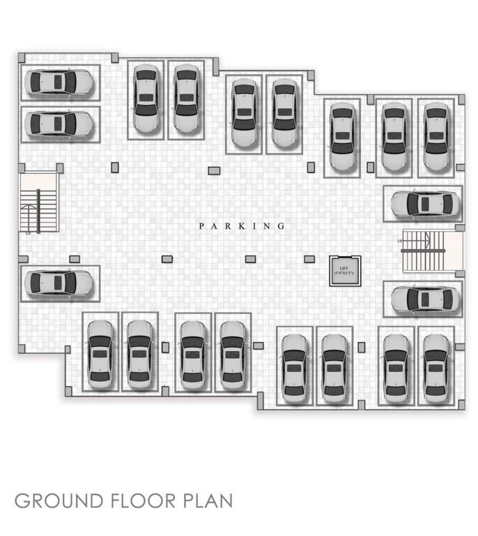 siddhi apartment Siddhi Apartment Cluster Plan for ground Floor