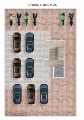  orchid Krishna orchid Cluster Plan for ground Floor