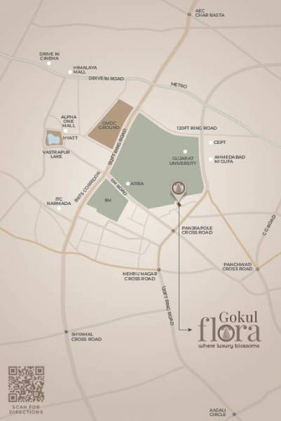  gokul-flora Location Plan