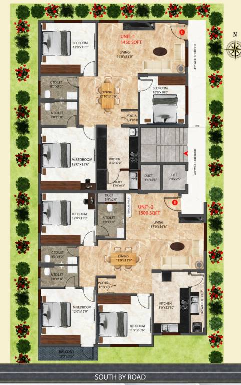  aditya classic Aditya Classic Cluster Plan from 1st to 5th Floor