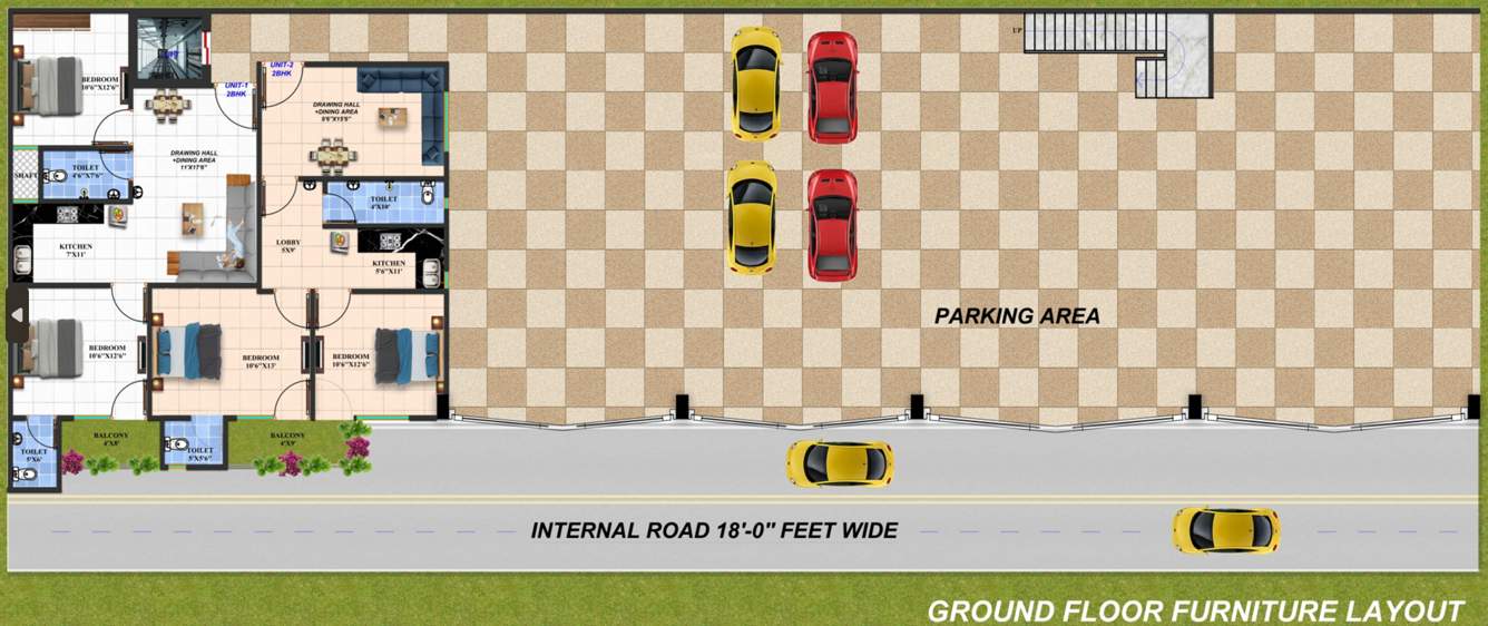 orchid tower Block B Cluster Plan for ground Floor