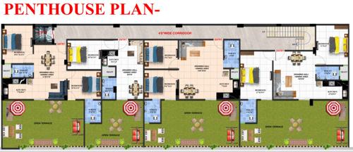 Block B Cluster Plan for Penthouse Floor orchid-tower Block B Cluster Plan for Penthouse Floor