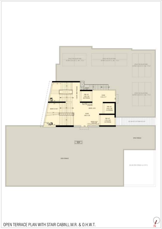 aaryan aayam Aaryan Aayam Cluster Plan for terrace Floor