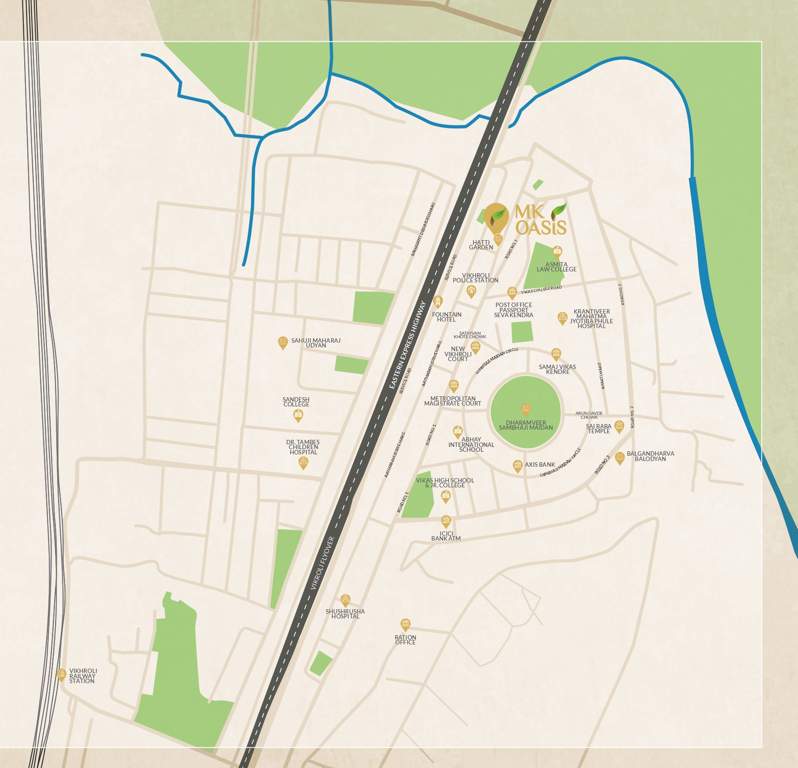  m k oasis Location Plan