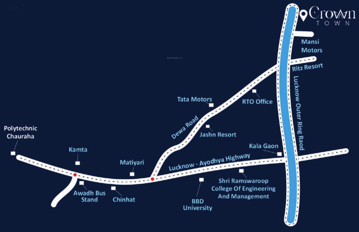  crown town Location Plan