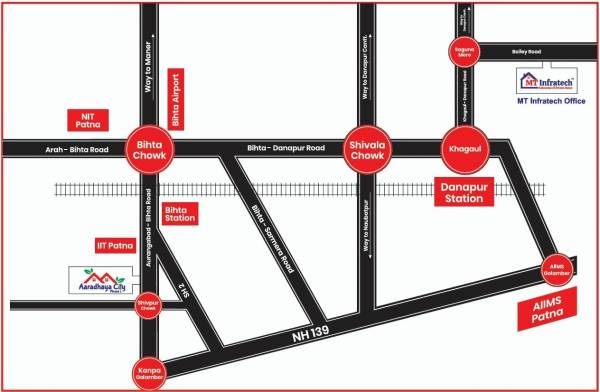 Location Plan aaradhaya-city Location Plan