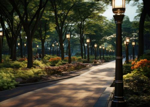  skyom-city Landscaped Gardens