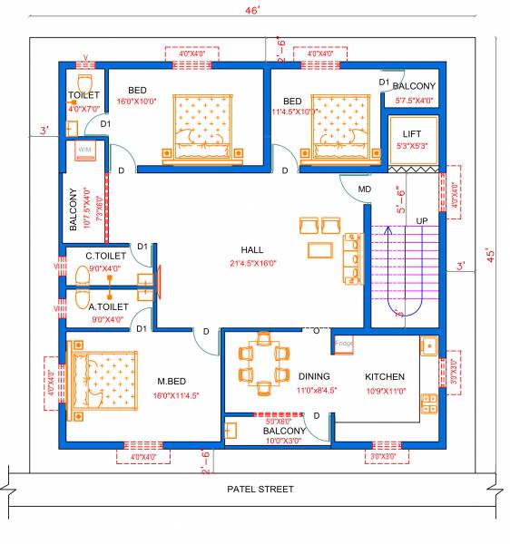  evergreen-abode Evergreen Abode Cluster Plan from 1st to 3rd Floor