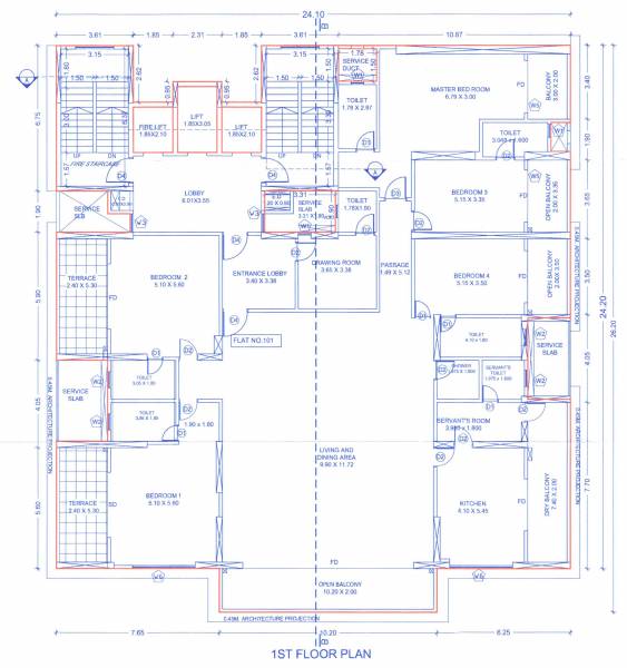  the-vibe Cluster Plan for 1st Floor