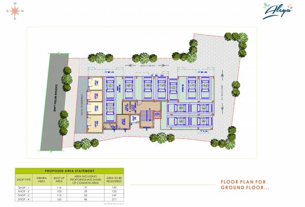  aleya Aleya Cluster Plan for ground Floor