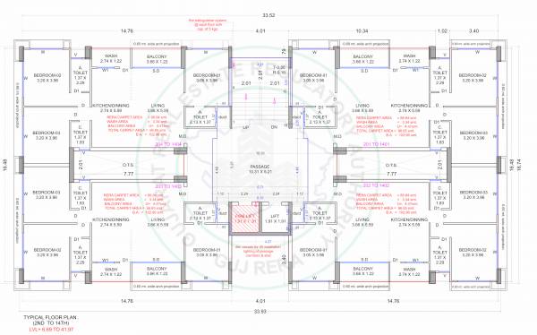 shrungal-luxuria A Cluster Plan for 1st Floor