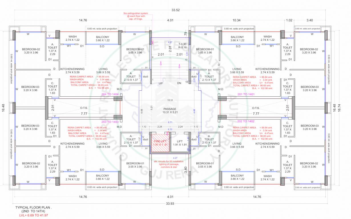  shrungal luxuria A Cluster Plan for 1st Floor