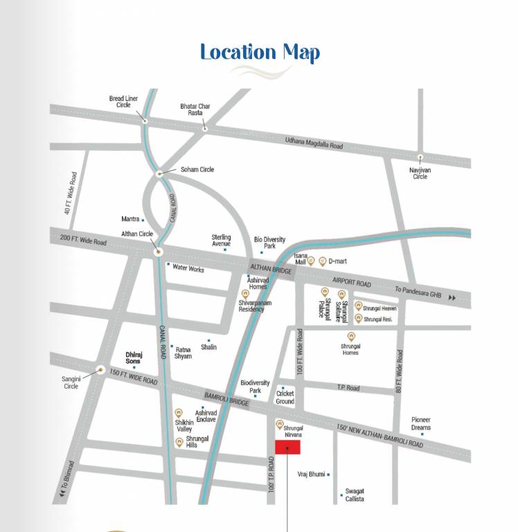  shrungal luxuria Location Plan