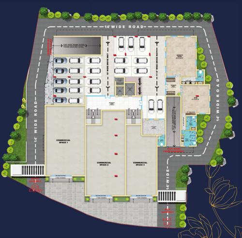  mj-signature MJ Signature Cluster Plan for car parking Floor