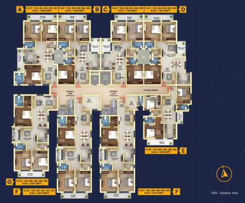  mj-signature MJ Signature Cluster Plan from 1st to 5th Floor