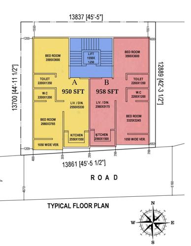  mayurakkhi-apartment Mayurakkhi Apartment Cluster Plan from 1st to 6th Floor