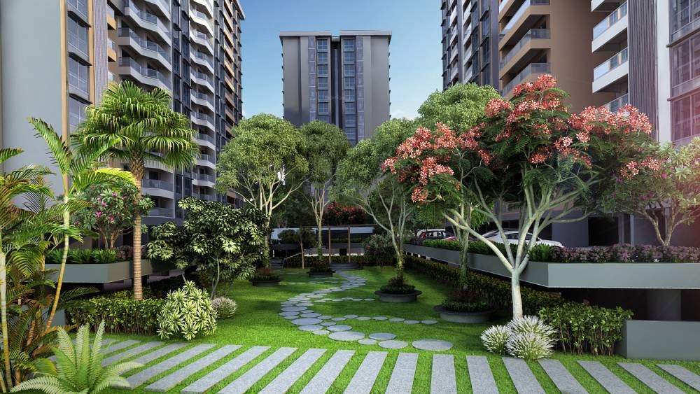 first city phase 2b harmony 2 and harmony 5 Landscape Garden and Tree Planting