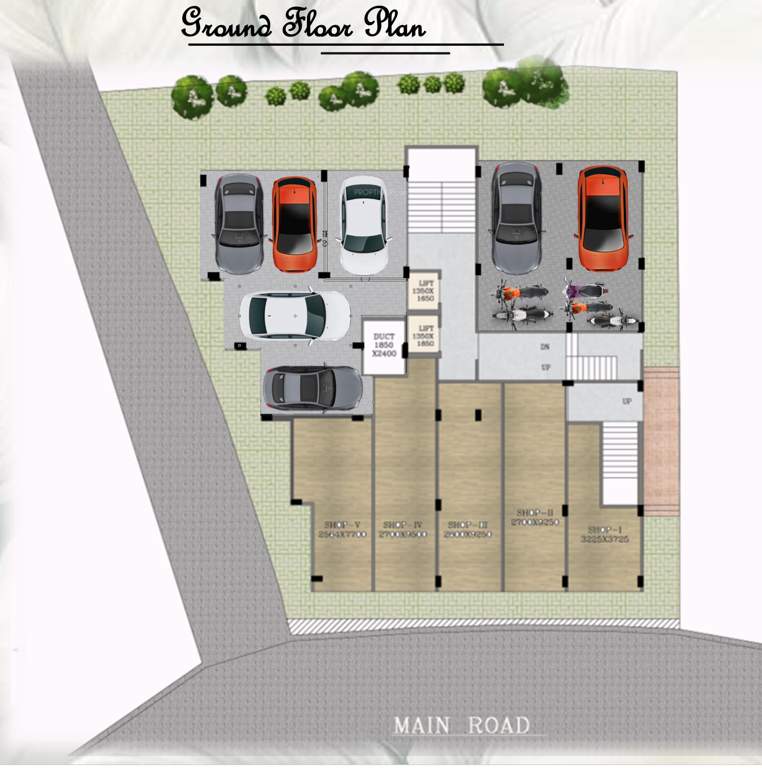  sree krishna enclave Sree Krishna Enclave Cluster Plan for parking