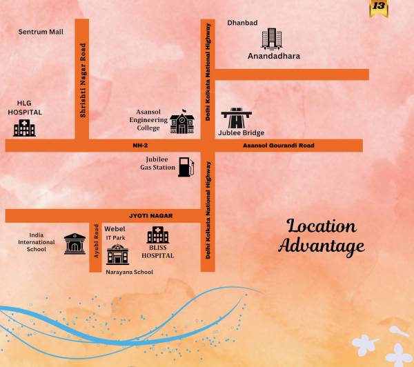 Location Plan anandhara-apartment Location Plan