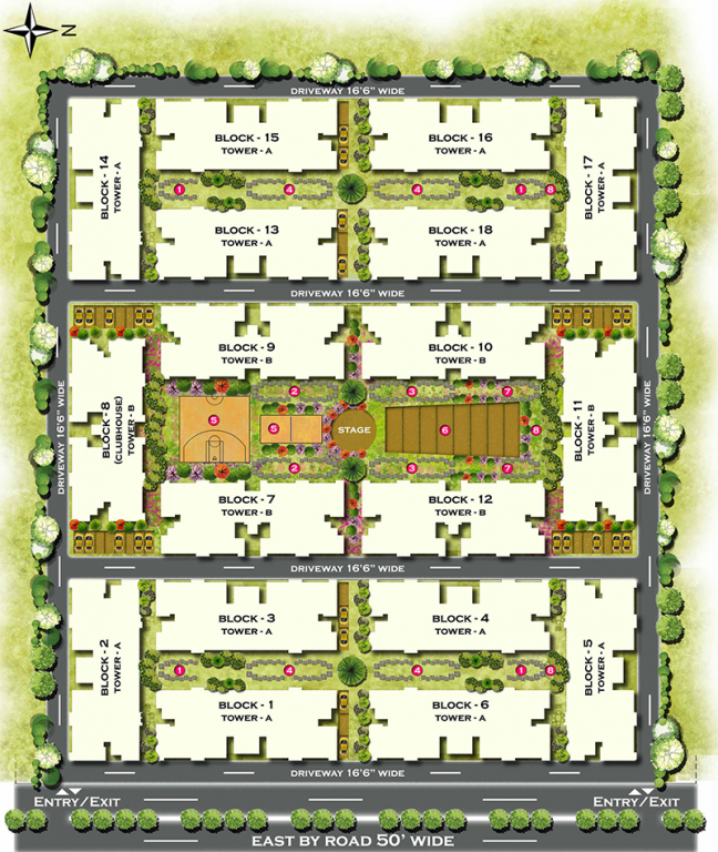  anandhara apartment Master Plan