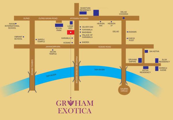 Location Plan gruham-exotica Location Plan