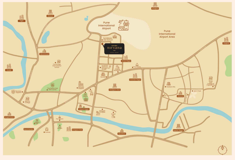  nirvana wing k l m Location Plan