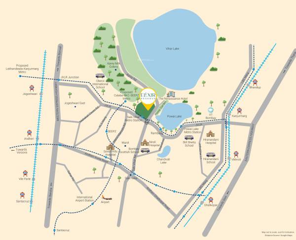  barbet-at-l-and-t-realty-elixir-reserve Location Plan