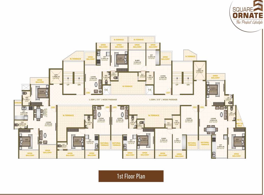  square ornate Square Ornate Cluster Plan