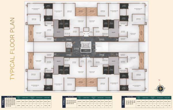  royal-prestige Royal Prestige Cluster Plan for Typical Floor