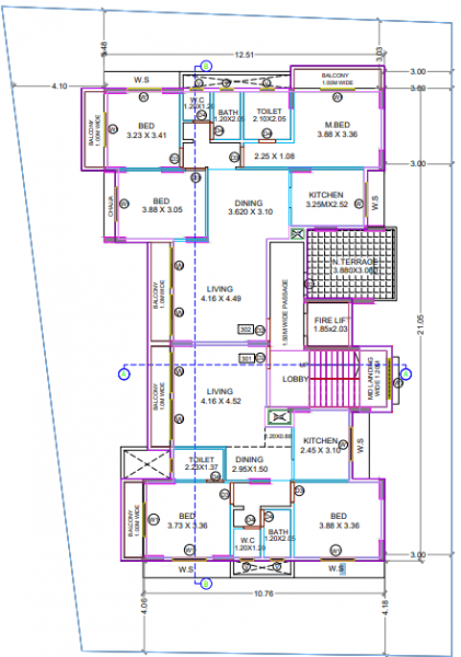  atharv Atharv Cluster Plan for 3rd Floor