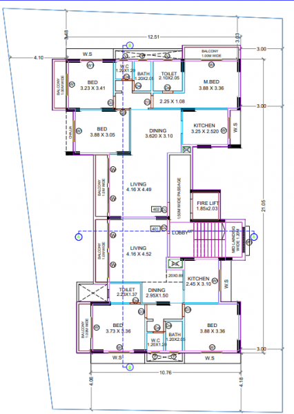  atharv Atharv Cluster Plan for 4th Floor
