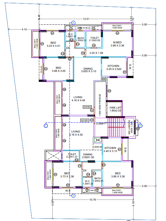  atharv Atharv Cluster Plan for 6th Floor