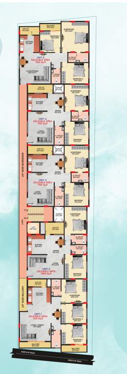  akshaya nidhi Akshaya Nidhi Cluster Plan from 1st to 5th Floor