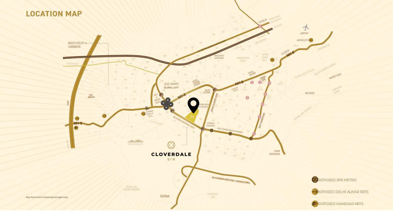  cloverdale spr Location Plan