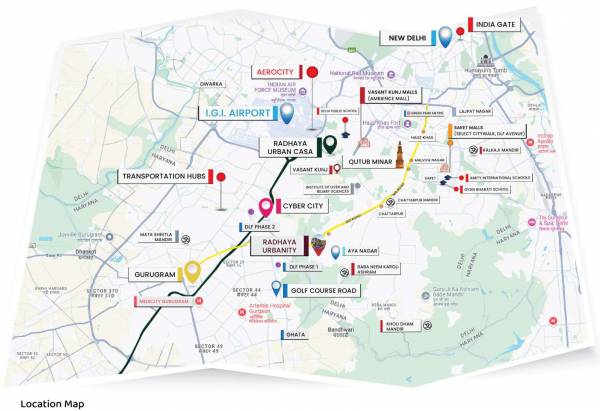 Location Plan radhaya-urbanity Location Plan