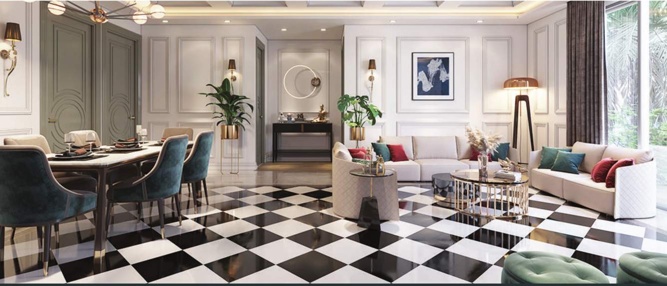  radhaya urban casa Living Area