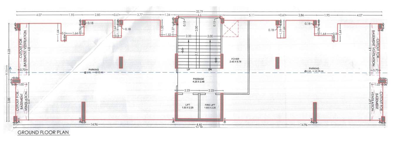  prestige moneta Tower  A Cluster Plan for ground Floor