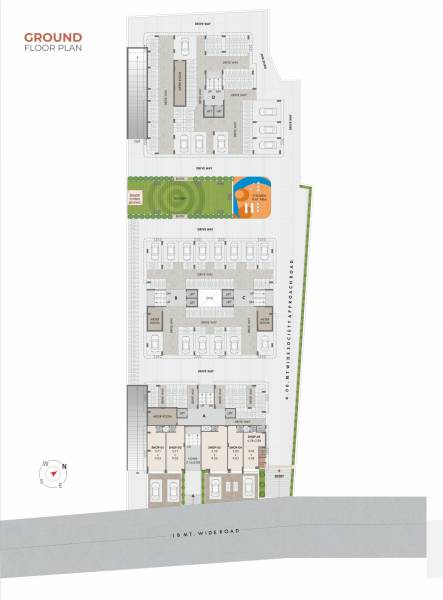  khyber-heights Block A Cluster Plan for ground Floor