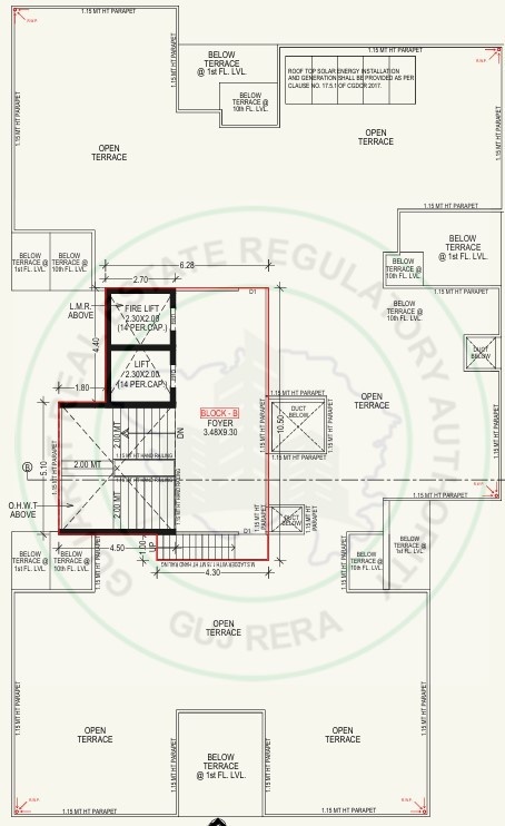  samesh homes Block B Cluster Plan Terrace