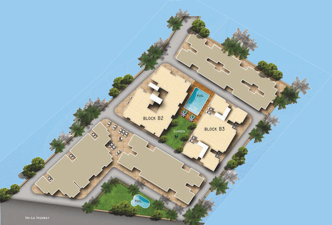  the beach village Layout Plan