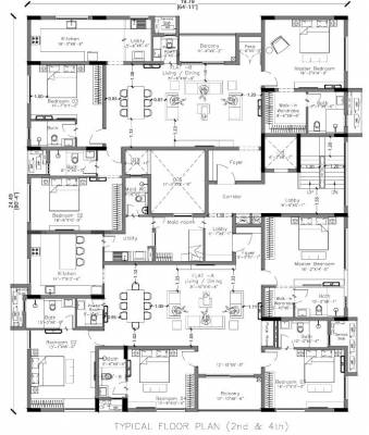  anantham Etica Anantham Cluster Plan from 2nd to 5th Floor