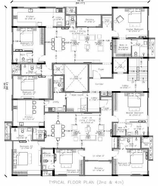  anantham Etica Anantham Cluster Plan from 2nd to 5th Floor
